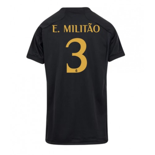Real Madrid Eder Militao #3 Rezervni Dres za Ženska 2023-24 Kratak Rukav